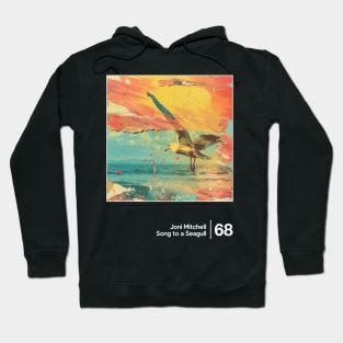 Song to a Seagull - Original Minimalist Graphic Fan Artwork Hoodie